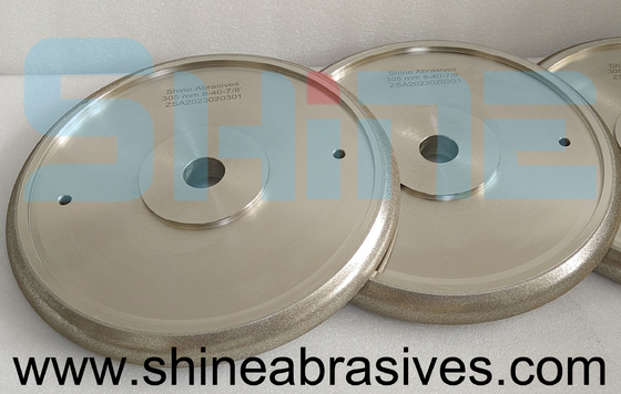 305mm 1A1 CBN Grinding Wheels Electroplated Diamond Tools For Band Saw Blades