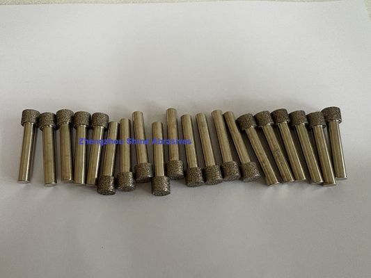 6mm shank CBN Electroplated Mounted Points for Internal Grinding and Deburring